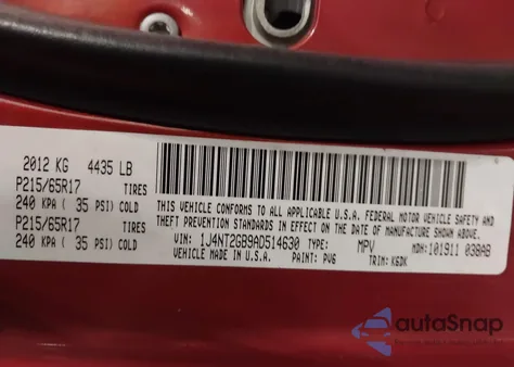 2010 Jeep Patriot Sport from USA, damaged, VIN 1J4NT2GB9AD514630